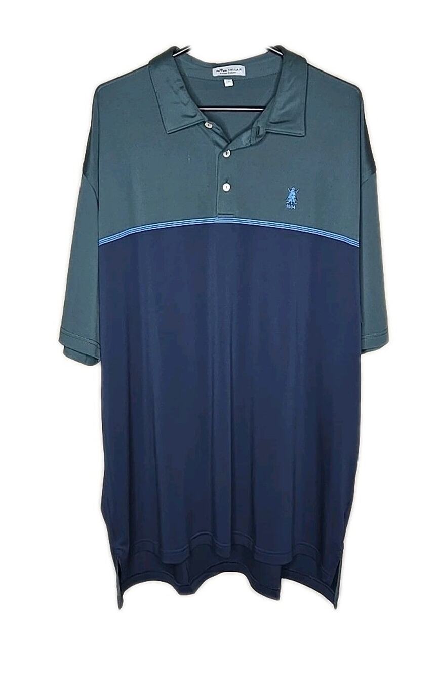 Peter Millar Summer Comfort 1904 Golf Course Creston Mesh Golf Polo XXL